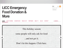 Tablet Screenshot of liccdonate.org